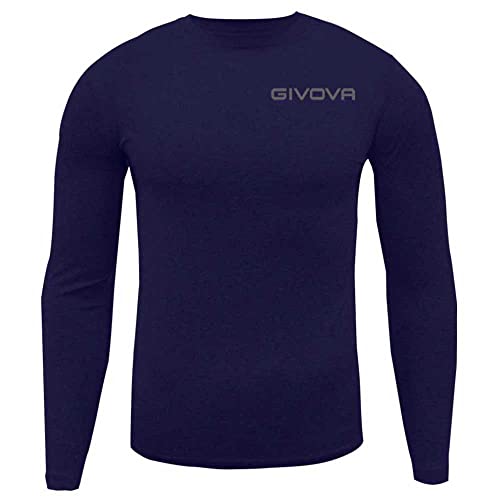 Givova, corpus 3 elastisches ärmel- unterhemd m/l, blau, 2XL von Givova