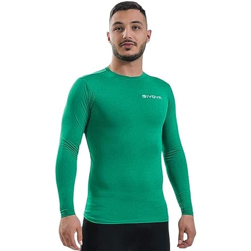 Givova, corpus 3 elastisches ärmel unterhemd m/l, grün, XS Givova, corpus 3 elastisches ärmel unterhemd m/l, grün, XS von Givova