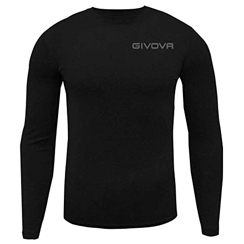 Givova, corpus 3 elastisches ärmel- unterhemd m/l, schwarz, 2XL von Givova