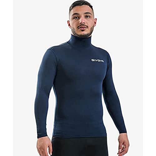Givova Herren Corpus Elastisches Rollkragen Unterhemd M/L unterwäsche, Blau, L EU Givova Herren Corpus Elastisches Rollkragen Unterhemd M/L unterwäsche, Blau, L EU von Givova