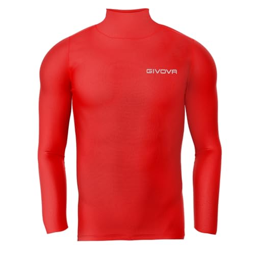 Givova Herren Corpus Elastisches Rollkragen Unterhemd M/L Unterw sche, Rot, XL EU von Givova