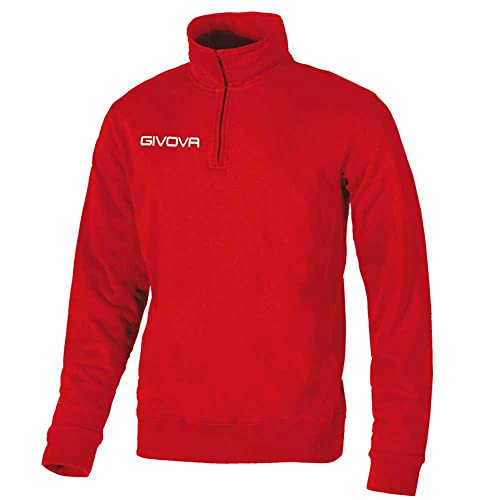 Givova, technische hemd (half zip), rot, 2XL von Givova