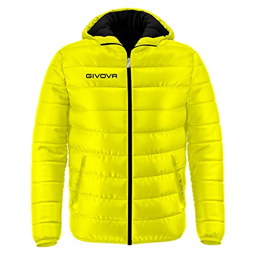 Givova Unisex Weste Holland Steppjacke, gelb fluo/schwarz, M EU von Givova