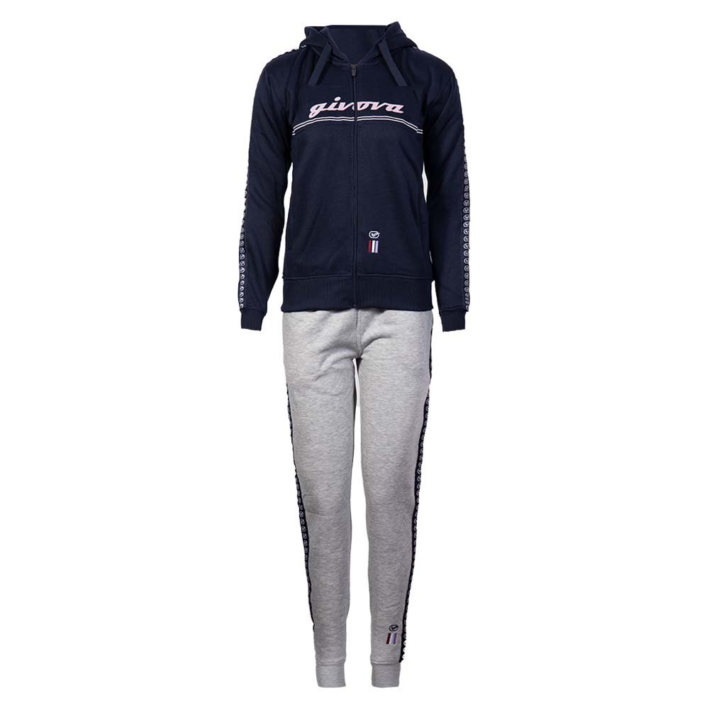 Givova 101 Tracksuit Blau,Grau XL Frau Givova 101 Tracksuit Blau,Grau XL Frau von Givova