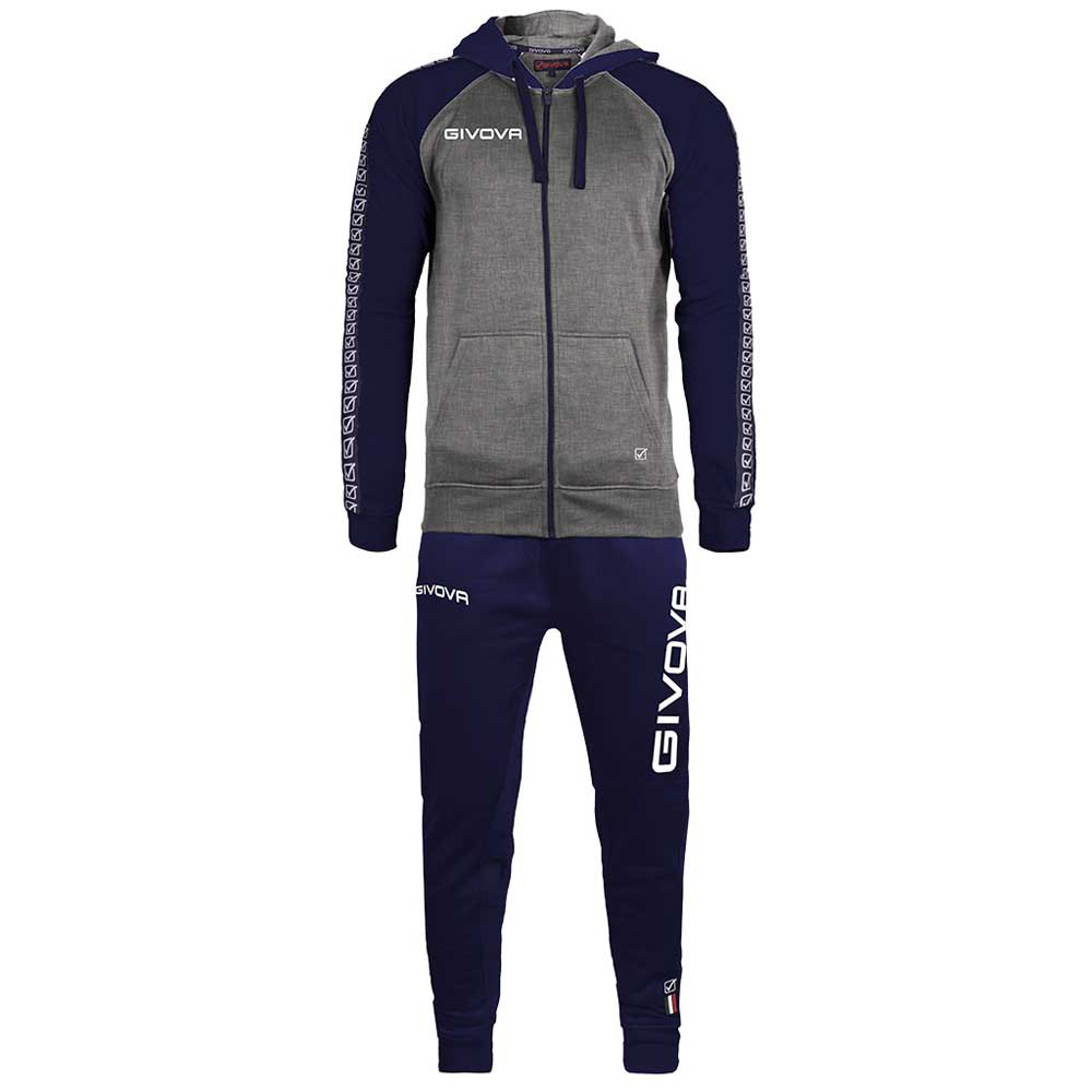 Givova 103 Tracksuit Blau,Grau 2XL Mann Givova 103 Tracksuit Blau,Grau 2XL Mann von Givova