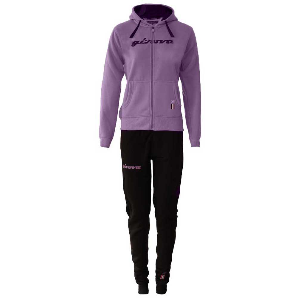 Givova 105 Tracksuit Schwarz,Rosa XL Frau Givova 105 Tracksuit Schwarz,Rosa XL Frau von Givova