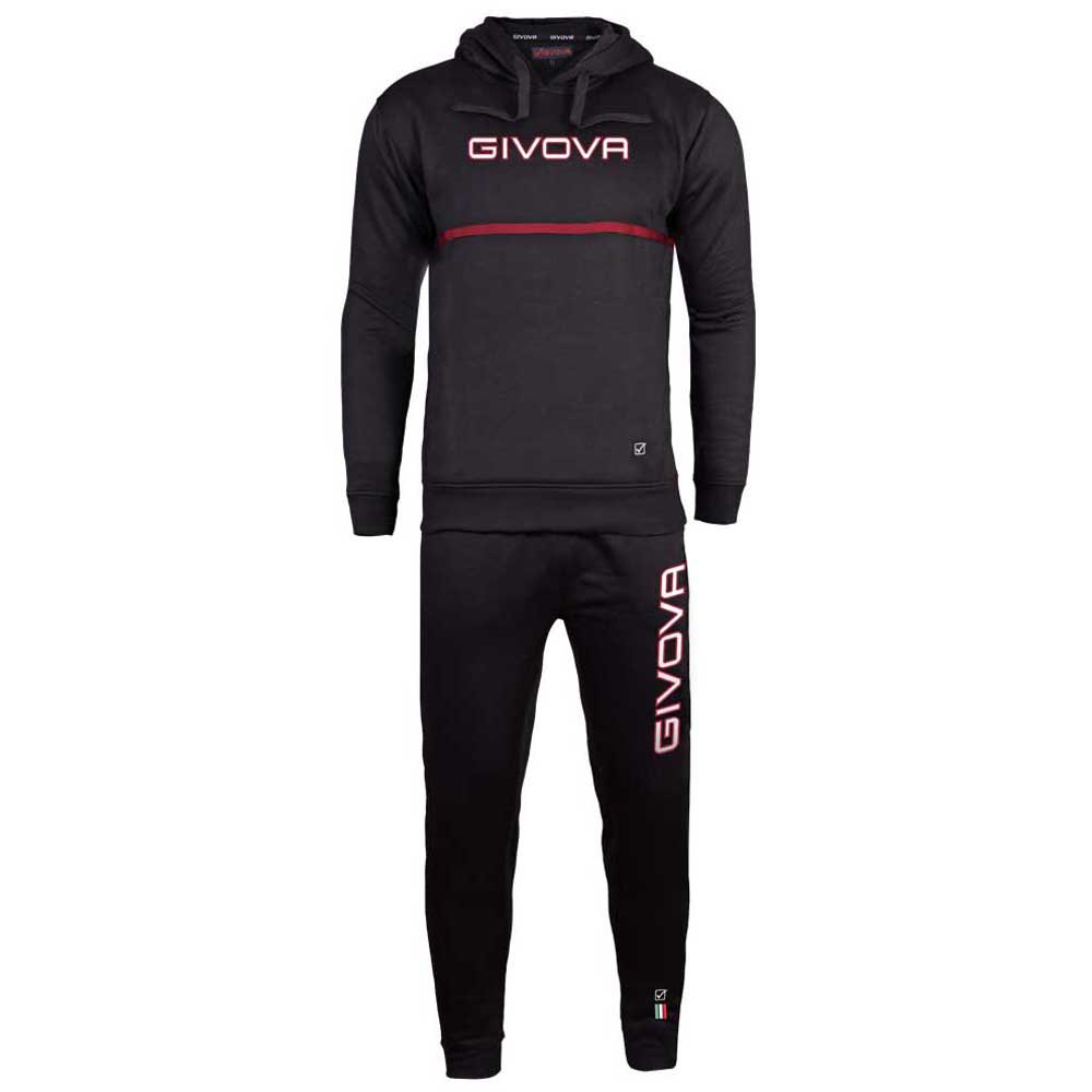 Givova 106 Tracksuit Schwarz 2XL Mann Givova 106 Tracksuit Schwarz 2XL Mann von Givova