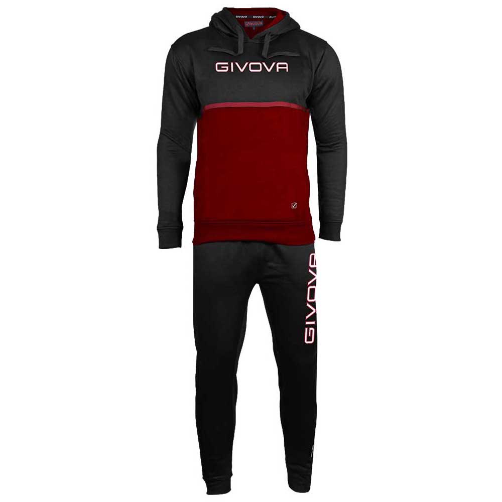 Givova 106 Tracksuit Schwarz 8-10 Years Junge von Givova