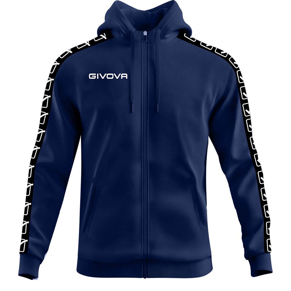Givova Band Full Zip Sweatshirt Blau 4XL Mann Givova Band Full Zip Sweatshirt Blau 4XL Mann von Givova