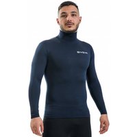 Givova Baselayer Corpus 3 Funktionsshirt mit Kragen navy Givova Baselayer Corpus 3 Funktionsshirt mit Kragen navy von Givova