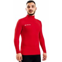 Givova Baselayer Corpus 3 Funktionsshirt mit Kragen rot von Givova