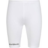 Givova Bermuda Skin Compression Tights Radlerhose weiß von Givova