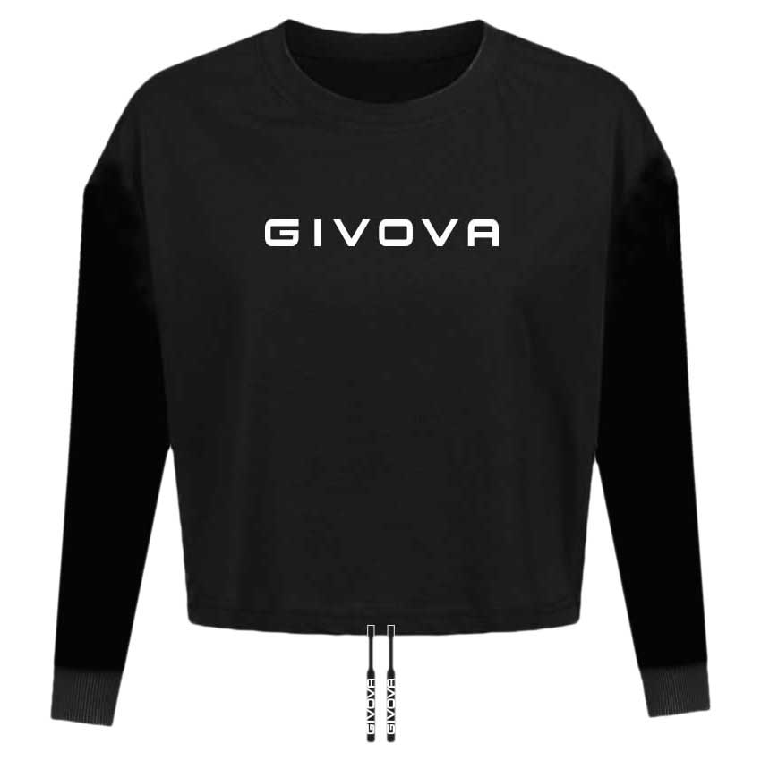 Givova Cropped Long Sleeve T-shirt Schwarz S Frau Givova Cropped Long Sleeve T-shirt Schwarz S Frau von Givova