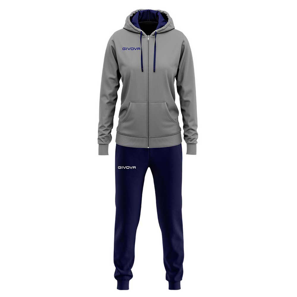 Givova Donna Tracksuit Blau,Grau 8-10 Years Frau Givova Donna Tracksuit Blau,Grau 8-10 Years Frau von Givova