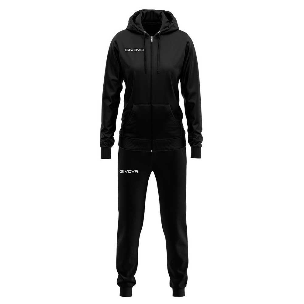 Givova Donna Track Suit Schwarz 8-10 Years Frau von Givova