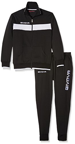 givova Drops Trainingsanzug, Herren, Drops, schwarz/weiß von Givova
