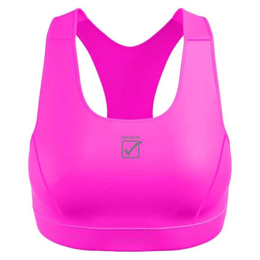Givova Elastic Band High Support Sports Top Rosa M Frau Givova Elastic Band High Support Sports Top Rosa M Frau von Givova