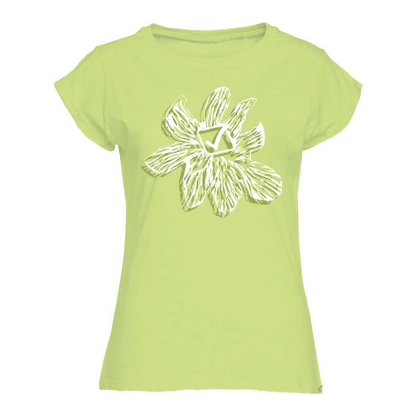 Givova Floral Short Sleeve T-shirt Grün M Frau von Givova