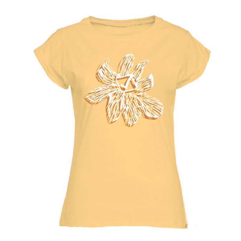 Givova Floral Short Sleeve T-shirt Orange M Frau von Givova
