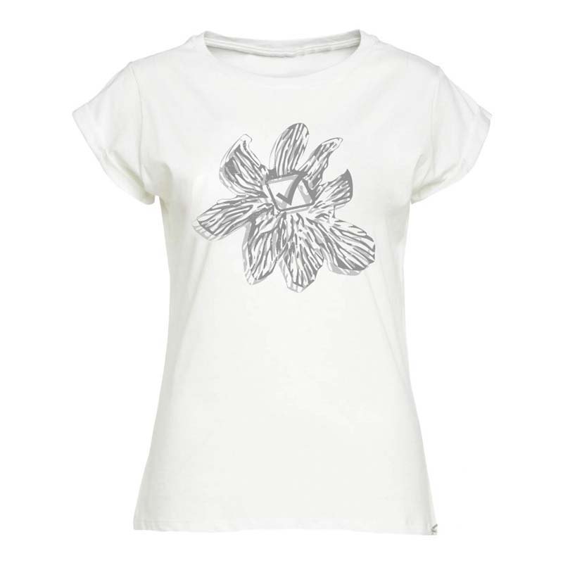 Givova Floral Short Sleeve T-shirt Weiß L Frau von Givova