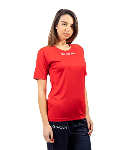 Givova Herren Capo T-Shirt, rot, 3XS Givova Herren Capo T-Shirt, rot, 3XS von Givova