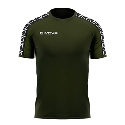 GIVOVA Herren Hemd T-Shirt Poly Band, grün, 4XL, BA02_1 von Givova
