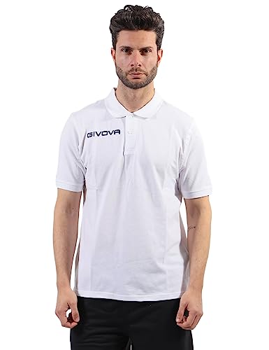 Givova Herren Ma005-0003-6xs Polohemd, Weiß, 6XS Givova Herren Ma005-0003-6xs Polohemd, Weiß, 6XS von Givova