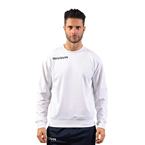 Givova Herren Maglia G/Collo One Sweatshirt, Weiß, XXS Givova Herren Maglia G/Collo One Sweatshirt, Weiß, XXS von Givova