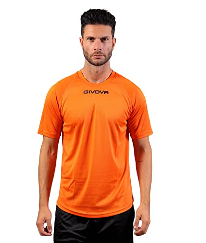 GIVOVA Herren Shirt ONE Hemd, orange, 4XS von Givova