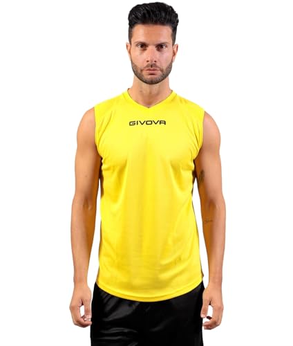 GIVOVA Herren Shirt Smanicato ONE Ärmellos, gelb, M GIVOVA Herren Shirt Smanicato ONE Ärmellos, gelb, M von Givova