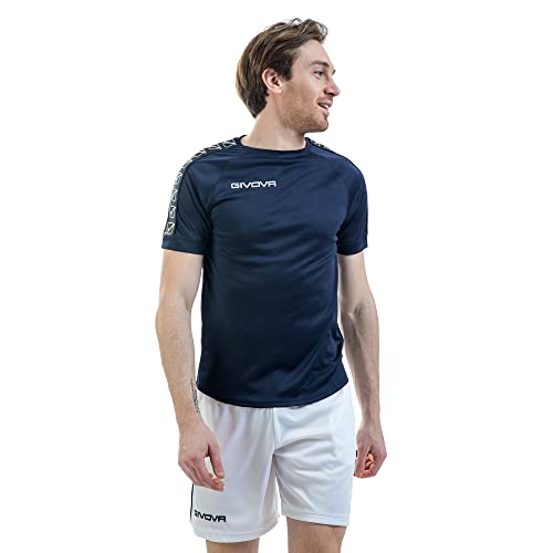 GIVOVA Herren T-Shirt Poly Band Hemd, blau, 2XL GIVOVA Herren T-Shirt Poly Band Hemd, blau, 2XL von Givova