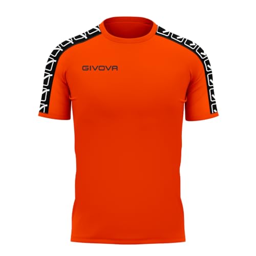 GIVOVA Herren T-Shirt Poly Band Hemd, orange, 2XS GIVOVA Herren T-Shirt Poly Band Hemd, orange, 2XS von Givova
