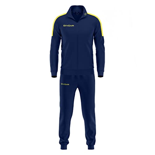 Givova Herren Tr033 anzug, Blau / Gelb, XXL EU Givova Herren Tr033 anzug, Blau / Gelb, XXL EU von Givova