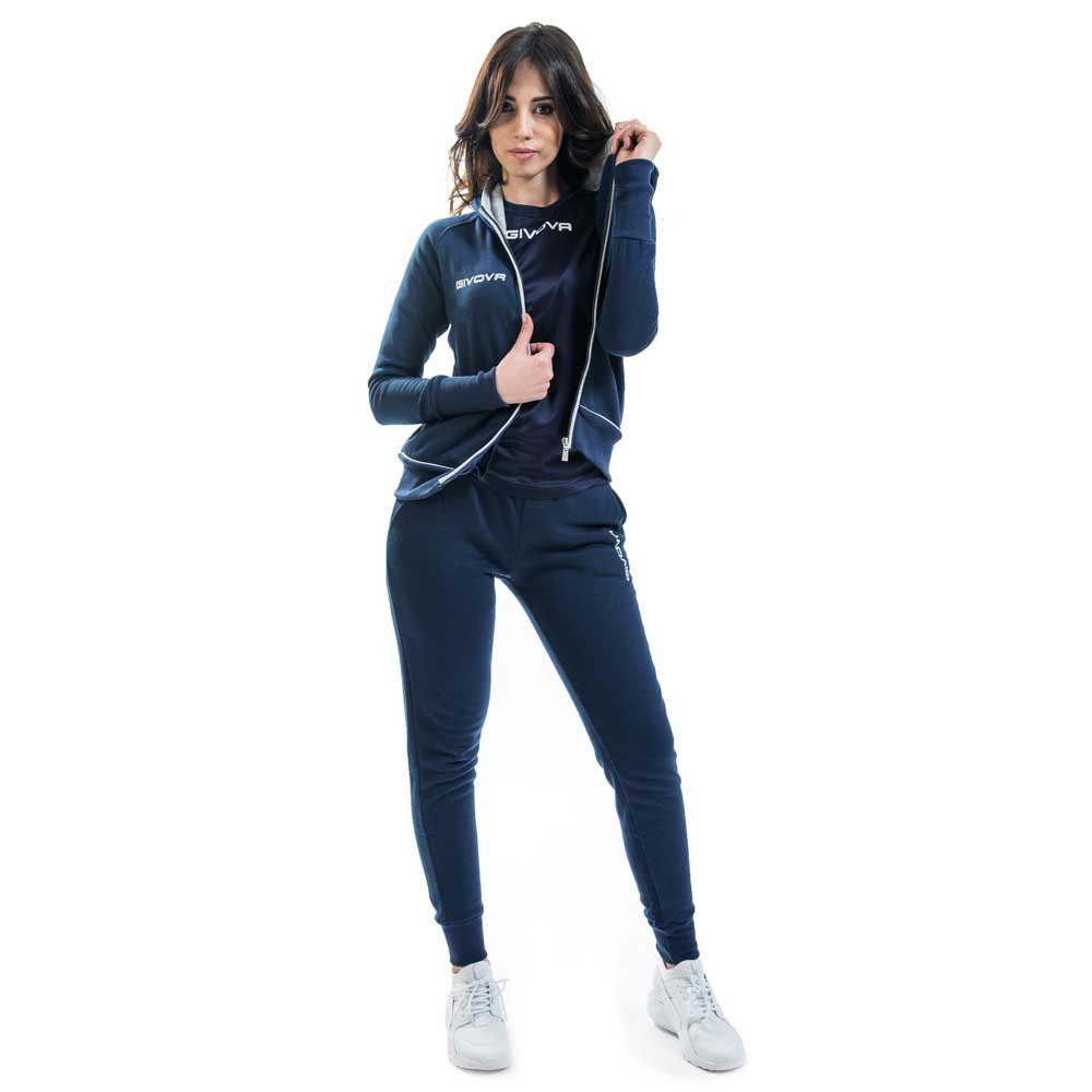 Givova King Star Tracksuit Blau S Frau von Givova