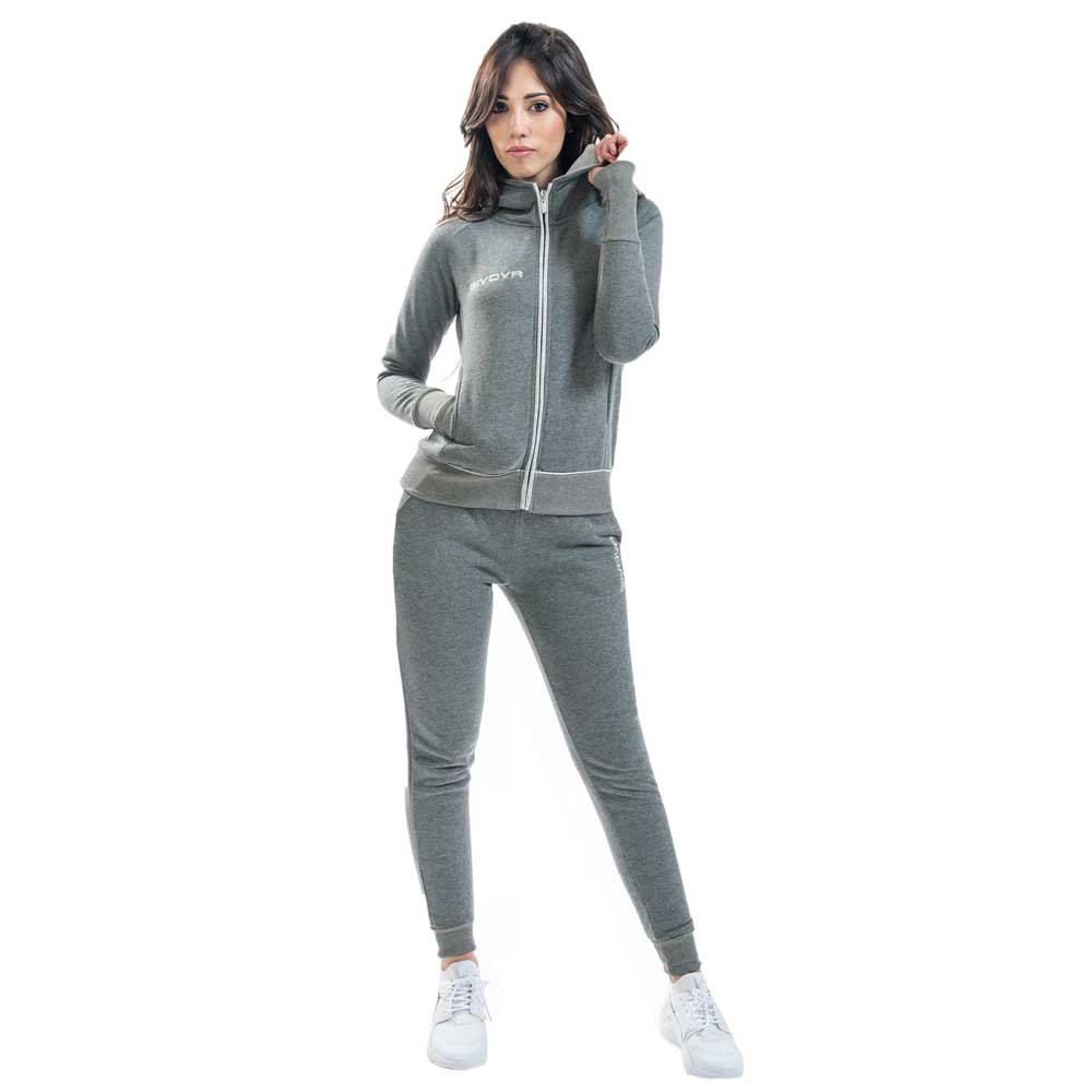 Givova King Star Tracksuit Grau L Frau von Givova