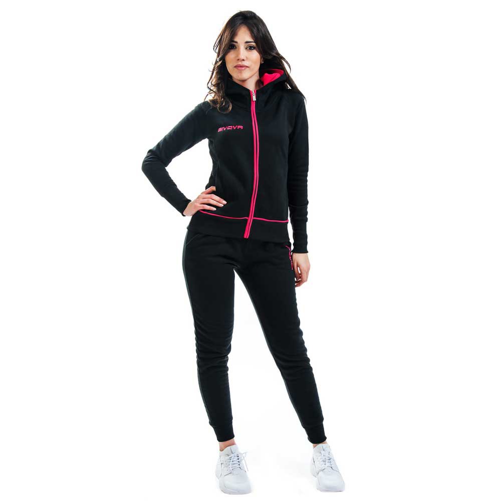 Givova King Star Track Suit Schwarz M Frau von Givova