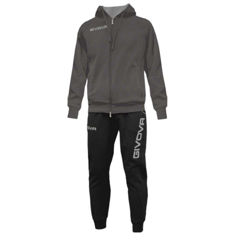 Givova King Tracksuit Schwarz,Grau S Mann Givova King Tracksuit Schwarz,Grau S Mann von Givova