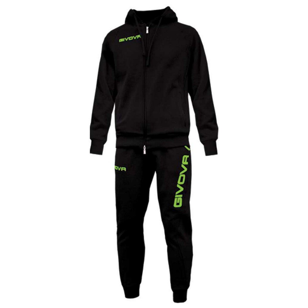 Givova King Tracksuit Schwarz XL Mann Givova King Tracksuit Schwarz XL Mann von Givova