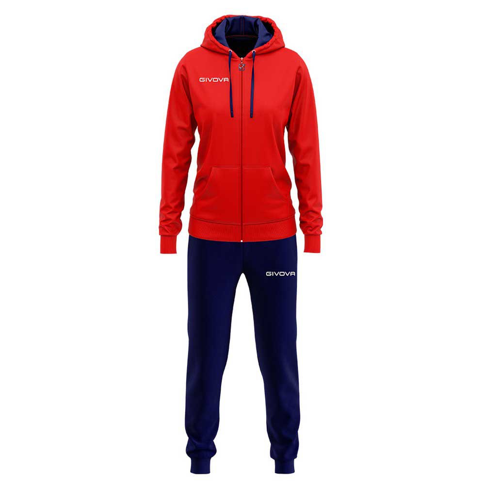 Givova Lady Tracksuit Rot,Blau 10-12 Years Frau Givova Lady Tracksuit Rot,Blau 10-12 Years Frau von Givova
