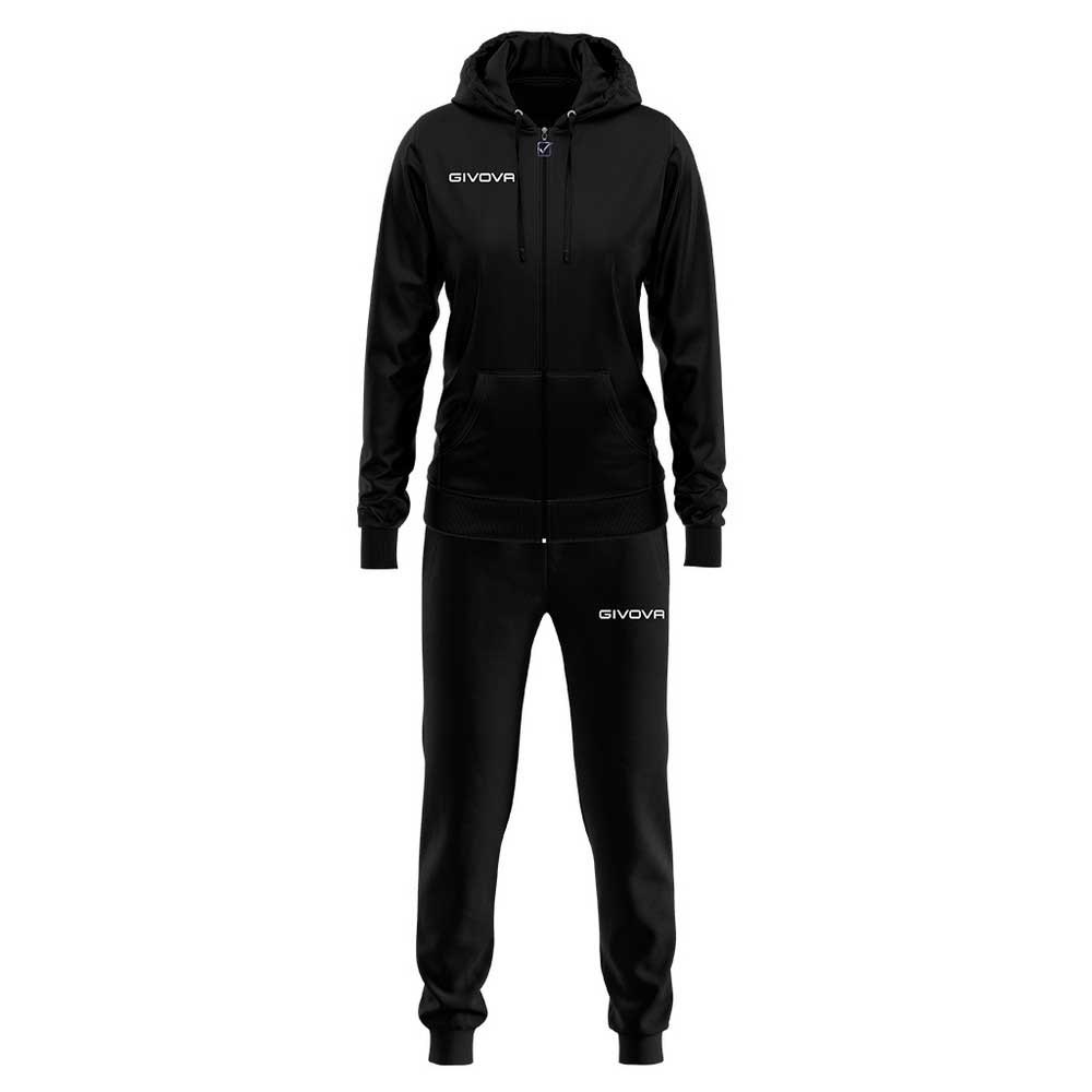 Givova Lady Track Suit Schwarz 10-12 Years Frau von Givova