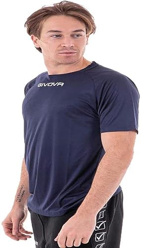 Givova Herren Hemd Givova Eins T shirts, Blau, 4XL EU von Givova