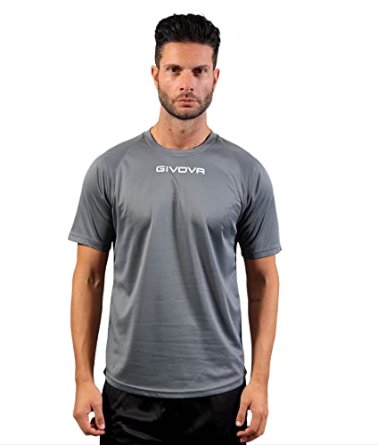 Givova - MAC01 Sport T-shirt, dunkelgrau, 4XS von Givova