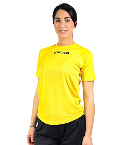 Givova - MAC01 Sport T-shirt, gelb, 3XS von Givova
