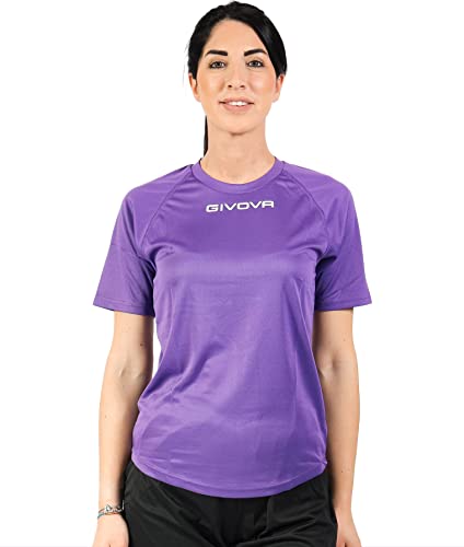 Givova Herren Hemd Eins T-shirts, Violett, 4XL EU von Givova