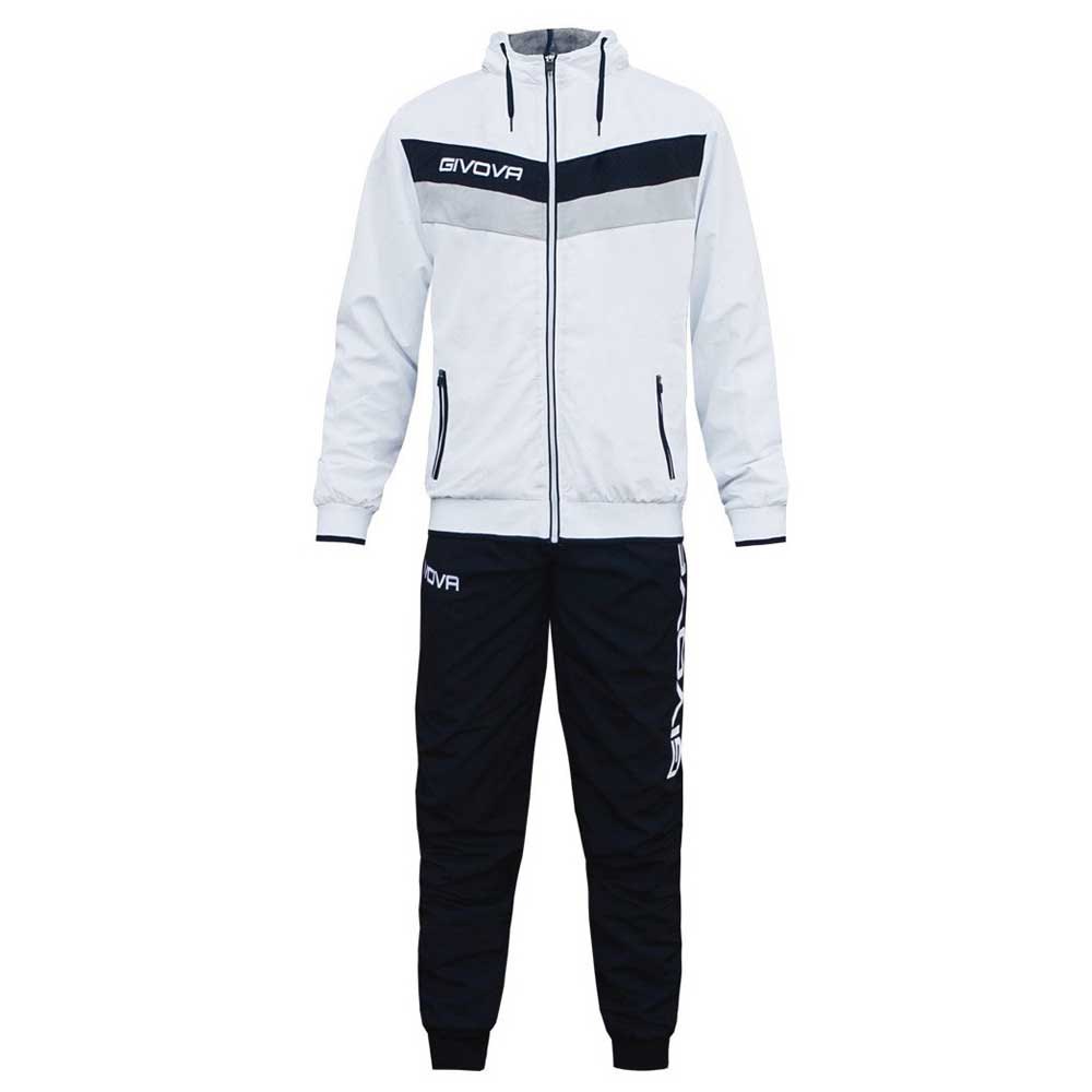 Givova Matador Tracksuit Weiß,Schwarz,Grau S Mann Givova Matador Tracksuit Weiß,Schwarz,Grau S Mann von Givova