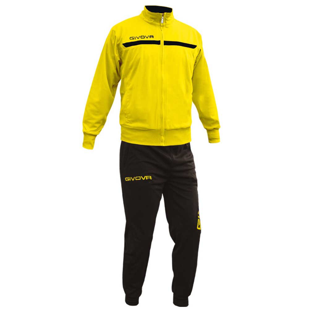 Givova One Tracksuit Gelb,Schwarz 2XL Mann von Givova