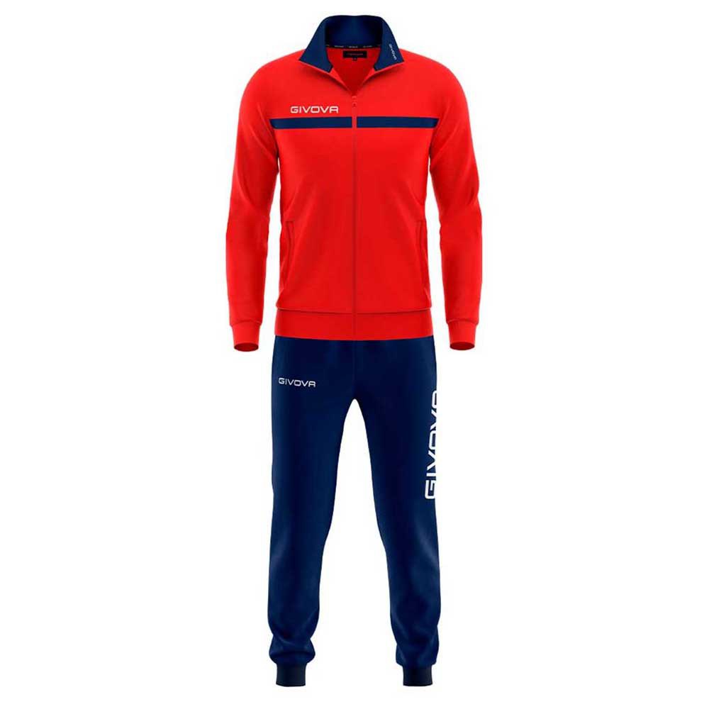 Givova One Track Suit Rot,Blau 10-12 Years Mann von Givova