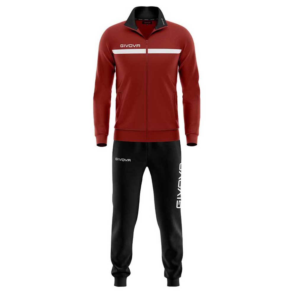 Givova One Tracksuit Rot,Schwarz 8-10 Years Junge von Givova