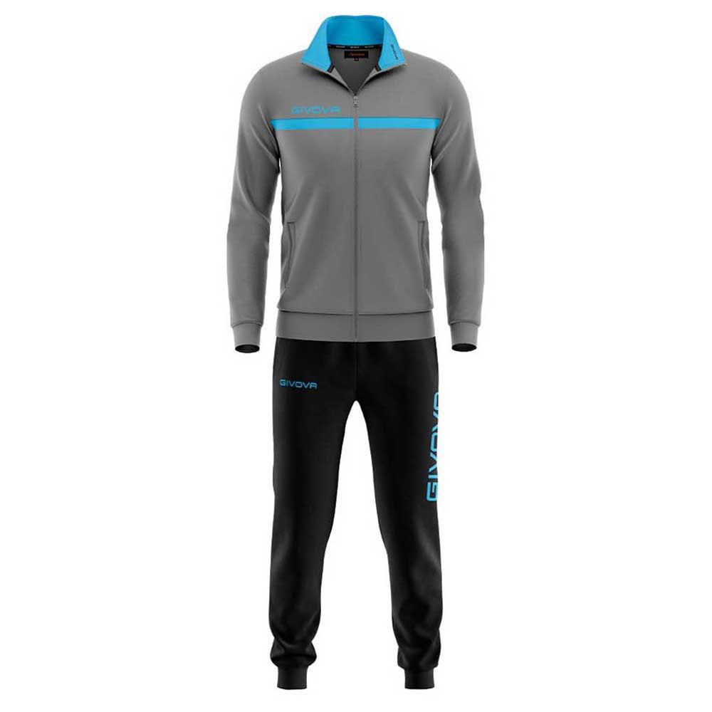 Givova One Track Suit Schwarz,Grau 10-12 Years Mann von Givova