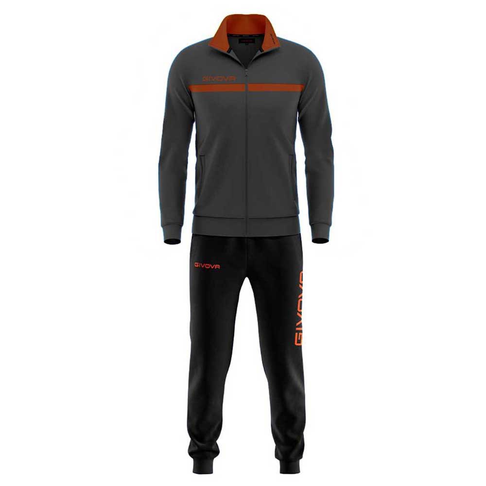 Givova One Tracksuit Schwarz,Grau 5 Years Mann von Givova